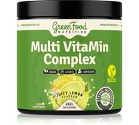 GreenFood Nutrition Multi VitaMin Complex poudre au complexe multivitaminé saveur Juicy Lemon 240 g