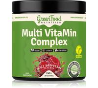 GreenFood Nutrition Multi VitaMin Complex poudre au complexe multivitaminé saveur Juicy Raspberry 240 g