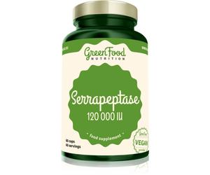 GreenFood Nutrition Serrapeptase 120 000 IU complément alimentaire pour votre bien-être 82 g