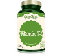 GreenFood Nutrition Vitamin D3 capsules pour la bonne santé du système immunitaire, des os et des dents et le bon fonctionnement des muscles 86 g