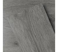 GreenFullHouse Planche de sol auto-adhésive Vinyle Carrelage Décoller et coller Carreau de sol Anti-rayures pour cuisine Couloirs Planche de sol 2.0mm 36 planches (5.02m²,Gris foncé)