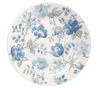 Greengate Assiette DONNA Blanc 20 cm Porcelaine Vaisselle Assiette à gâteau Assiette à dessert