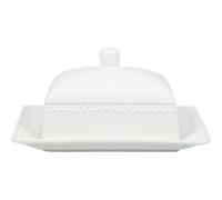 Greengate Beurrier Alice Blanc 17x14 CM Céramique Everyday Vaisselle Beurrière