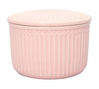 Greengate Boîte à provisions avec couvercle ALICE Pale Pink Rosa Petite 9x13 cm Céramique