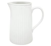 Greengate Cruche Alice Blanc Pot 1 Litre Everyday Vaisselle Carafe Verseuse