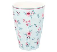 Greengate Français Latte Cup Sila Pale Bleu avec Fleurs Tasse Café 400 ML