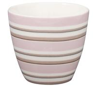 Greengate Latte Cup Caysa Poussiéreux Rose avec Rayures Tasse Café 300 ML