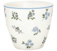 Greengate Latte Cup CHRISTINA Blanc Bleu Fleurs Tasse à café 300 ml