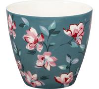 Greengate Latte Cup CLAIR DUSTY GREEN Vert avec fleurs Tasse à café 300 ml