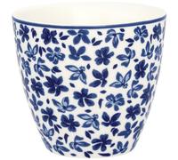 Greengate Latte Cup DAHLA Blanc Bleu Fleurs Tasse à café 300 ml