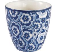 Greengate MINI Latte Cup SELMA Bleu avec fleurs Tasse à expresso 130 ml