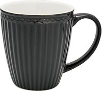 Greengate Mug ALICE Gris 400 ml Tasse à café Everyday Vaisselle DARK GREY