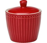 Greengate Sucrier ALICE Rouge Pot à sucre Everyday Vaisselle RED Boîte 9x10 cm
