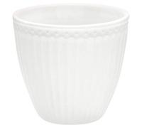 GreenGate Tasse à latte Alice, blanche