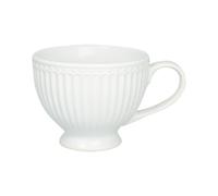 Greengate Tasse à thé ALICE BLANC Céramique Vaisselle Tasse à thé avec anse 400 ml