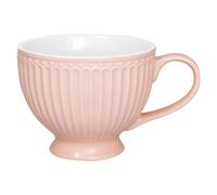 Greengate Tasse à thé ALICE PALE PINK Rose Tasse à thé en céramique avec anse 400 ml