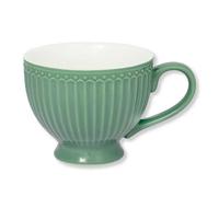 Greengate Tasse de Thé Alice Poussiéreux Vert Céramique à Thé Henkel 400 ML