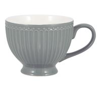 Greengate Tasse de Thé Alice Stone Gris Céramique Tasse à Thé Henkel 400 ML
