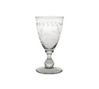 Greengate Verre à vin avec motif taillé Petit verre à vin blanc Verre à boire