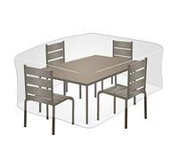 Greengeers Housse de Protection pour Table Rectangulaire Couleur Galet