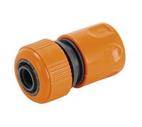 GREENGERS 097264 Pièces, Raccord Diamètre Compatible : 12,5mm / 13mm / 15mm-S'intalle au début ou à la Fin de Votre Tuyau d'arrosage, Orange