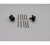 Greenhills Lot de 10 tresses en cuivre étamé et 2 lames de guidage à tige longue compatible avec les machines Scalextric BNIP - G2991