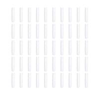 Greenhouse Film Clamps 50 Pack | ABS + PC Clamps for 18-26mm Frame Pipes | Secure Plastic Film/Shade Net/Mesh Net | White Garden Connector Kit (8.5cm)