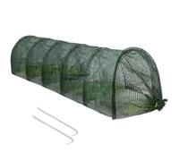 Greenhouse for Garden Bed, 2 in 1 Portable Garden Tunnel Shade Cover, PE Film, Steel Wire Sun Protection Row Covers Hoop, Small Gardening Accessories for Backyard, and Terraces, 300x45x45cm