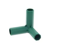 Greenhouse Frame Connector - 5 Types Heavy Duty Connectors | Gardening Connector Set | PP Material, Inner Diameter 1,6 cm, Includes Angle droit T-Junction, Right Angle Cross-Junction