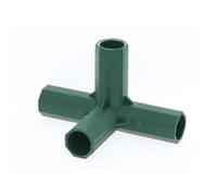 Greenhouse Frame Connector - 5 Types Heavy Duty Connectors | Gardening Connector Set | PP Material, Inner Diameter 1,6 cm, Includes Angle droit T-Junction, Right Angle Cross-Junction