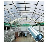 Greenhouse Polycarbonate Roofing Sheets, Feuille Polycarbonate en Fibre de Verre Convient pour l'agriculture, Treillis, Abris de Voiture, Hangars(1x4m)