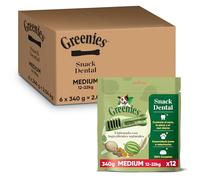 Greenies Dental Treats Medium pour Chien de 12-22kg - Friandises Dentaires - 340g