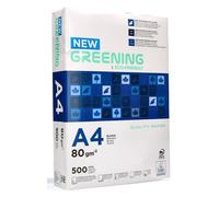Greening Ramette 500f Papier Multifonction A4 80g Pefc Blancheur 146 Blanc
