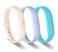 Greeninsync Fitbit Flex 2 bandes, Flex 2 Sport Accessoires Bracelet Band Sangle souple en silicone W/fermeture Fermoir pour Fitbit Flex 2 Fitness Smart Watch, bracelet réglable de rechange pour petite Grande Large B8:Blush Pink Lavender Blue