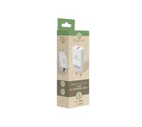 Greenjoy Embout secteur USB 12W 2,4A Blanc