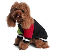 GreenJoy Pull pour chien - Chandail extensible pour chiens et chats, vêtements d'hiver doux et chauds pour chiens de petite, moyenne et grande taille (noir + rouge + vert, taille L/XL)