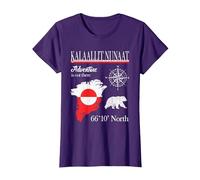 Greenland - Adventure is Out There - Drapeau Kalaallit Nunaat T-Shirt, Femme, Violet, S