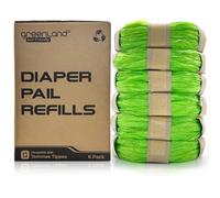 Greenland® anneaux de recharge respectueux de l'environnement compatibles avec Tommee Tippee Twist & Click et Simplee Sangenic, (Lot de 6)