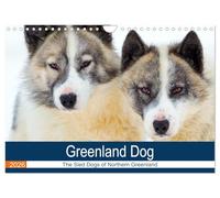Greenland Dog - The Sled Dogs of Northern Greenland (Wall Calendar 2026 DIN A4 landscape), CALVENDO 12 Month Wall Calendar: A portrait of an arctic dog race