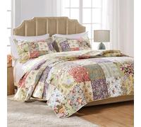 Greenland Home Blooming Prairie Twin Quilt Set by Greenland Home