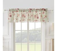 Greenland Home Cantonnière Extra Large 100% Coton Rose Antique 213 x 48 cm - Bleu