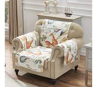 Greenland Home Fashions Housse de Chaise à Bras - Motif Pieds Nus - Naturel