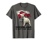 Greenland is Not for Sale Ours Polaire USA Danemark Drapeau Groenland T-Shirt