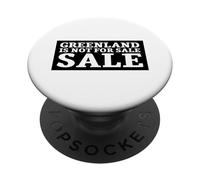 Greenland is Not for Sale PopSockets PopGrip Adhésif