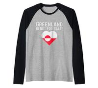 Greenland is Not for Sales Flag Politics Tops & Accessoires Manche Raglan