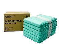 Greenland Lot de 6 recharges écologiques pour seau à couches Korbel Mini 9 l