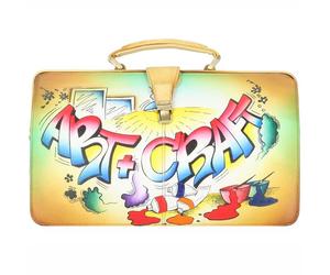 Greenland Nature Art+Craft Mallette de médecin en cuir 37 cm multicolore