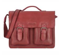 Greenland Nature Attaché-case Cuir véritable 39 cm rouge