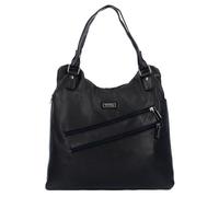 Greenland Nature Black Nappa Sac à bandoulière Cuir véritable 38 cm noir