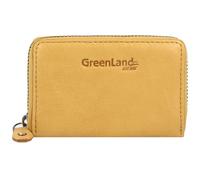 Greenland Nature Étui pour cartes de crédit Protection RFID Cuir véritable 10.5 cm jaune